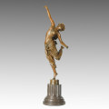 Bailarina Estatua Raks Sharki Escultura de Bronce, Cl. JR Colinet TPE-213